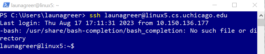 SSH into Linux server - Windows